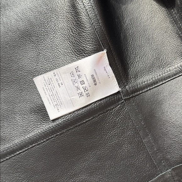 Valentino Black Studded Leather Jacket - Picture 8 of 8